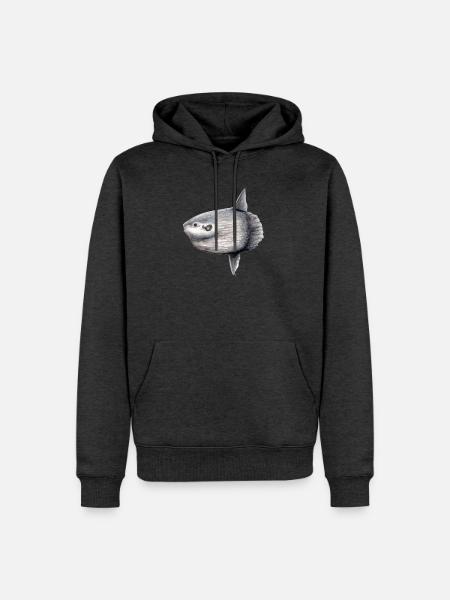 Sunfish - Mondfisch - Mola Mola Poisson lune - Männer Premium Bio Hoodie - Anthrazit meliert