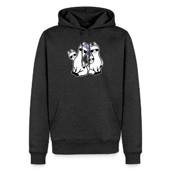 Llamas Mom Kids Family Dad Dad Sunglasses - Men’s Premium Organic Hoodie - heather anthracite - Front - Thijin (182cm)