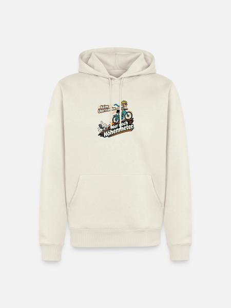 Rentner Fahrrad Ruhestand Spruch - Männer Premium Bio Hoodie - Naturweiß