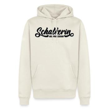 Nix Prinzessin Schalkerin! | Gelsenkirchen Schalke - Männer Premium Bio Hoodie - Naturweiß - Vorne - Nico (187cm)