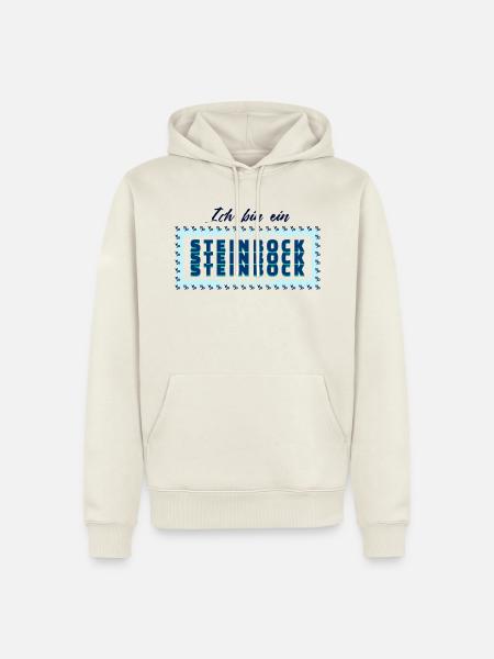 Tierkreiszeichen Steinbock Statement Horoskop - Männer Premium Bio Hoodie - Naturweiß
