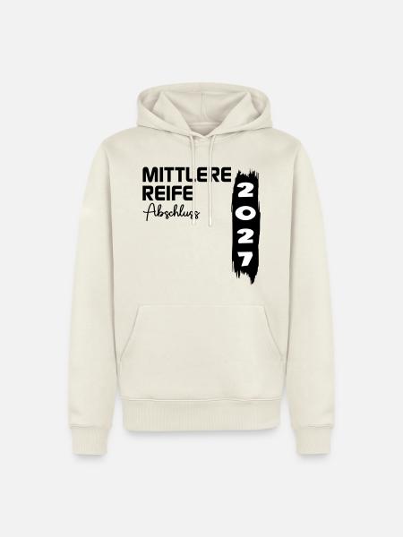 Mittlere Reife 2027, Abschluss - Männer Premium Bio Hoodie - Naturweiß