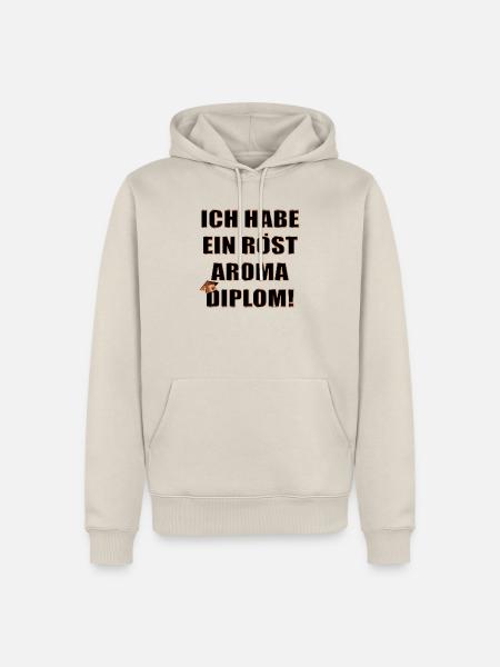 Grill Diplom Abschluss - Männer Premium Bio Hoodie - Beige