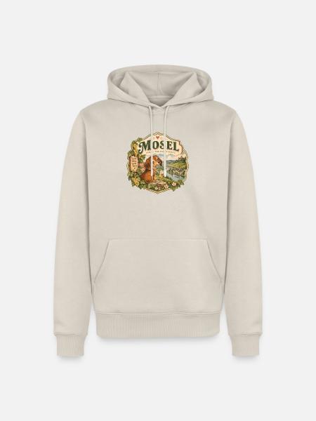 Mosel Taking The Scenic Route - Männer Premium Bio Hoodie - Beige