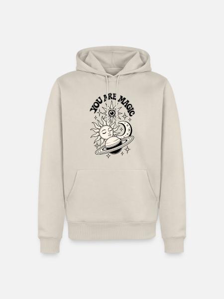 You Are Magic Celestial - Männer Premium Bio Hoodie - Beige