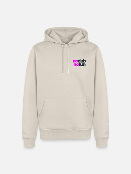 No Dub No Fun - Männer Premium Bio Hoodie - Beige