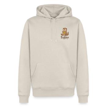 Frettchen Frittchen Fritten Pommes Frites - Männer Premium Bio Hoodie - Beige - Vorne - Thijin (182cm)