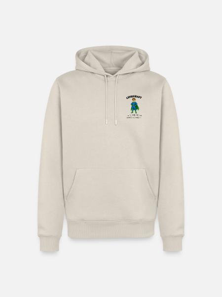Geschenkideen Lehrer Superheld - Männer Premium Bio Hoodie - Beige