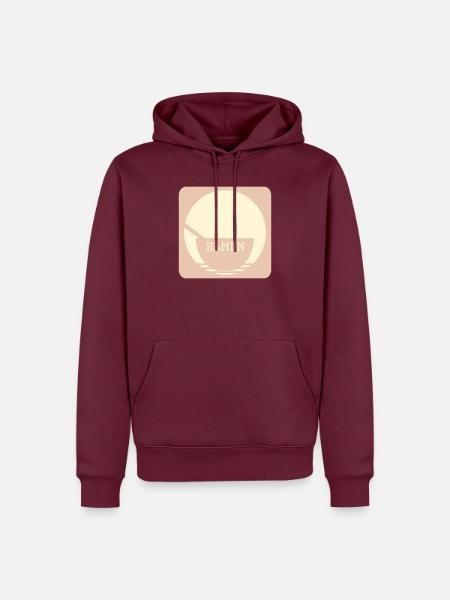 Ramen Suppe - Männer Premium Bio Hoodie - Burgunderrot