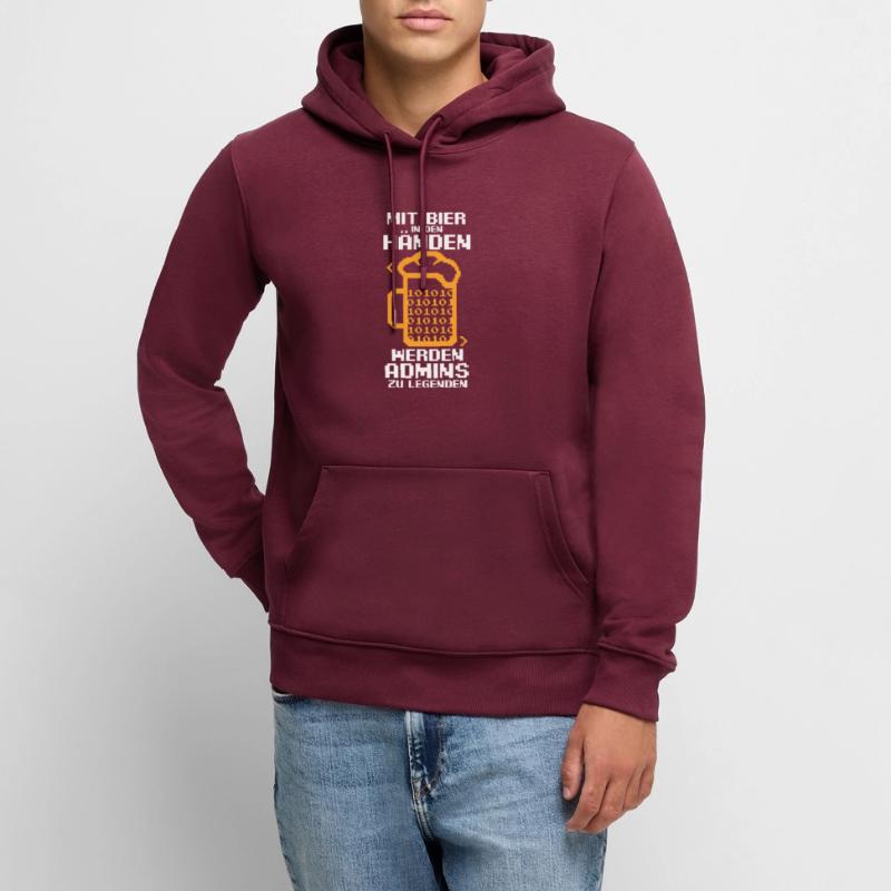 Informatiker Programmierer Admin Administrator Männer Premium Bio Hoodie