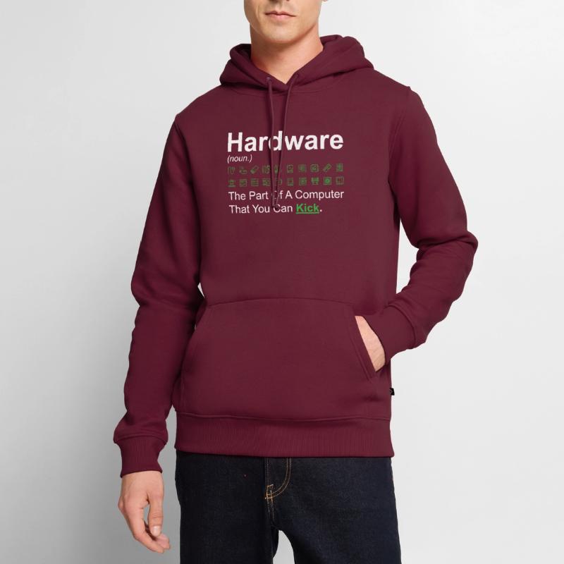 Programmierer Coder Software Entwickler Männer Premium Bio Hoodie