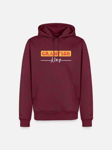 Langusten Languste - Männer Premium Bio Hoodie - Burgunderrot