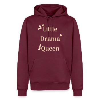 Litlle Drama Queen - Männer Premium Bio Hoodie - Burgunderrot - Vorne - Nico (187cm)
