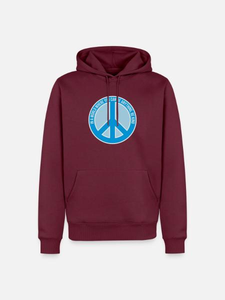 you can be kind - Männer Premium Bio Hoodie - Burgunderrot