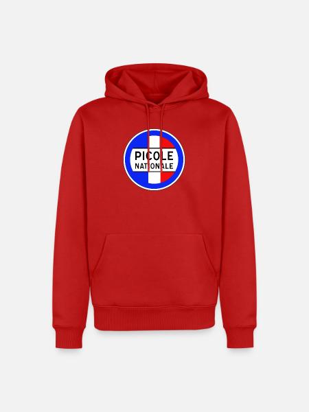 Nationale Trinkgasse Neues Design - Männer Premium Bio Hoodie - Rot