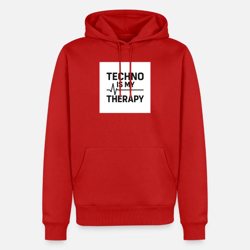FFF2E098-3E0D-4F1A-841F-4C2C13A47547 - Männer Premium Bio Hoodie - Rot