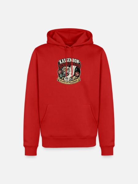 Kassenbon Schocktherapie - Inflation sichtbar - Männer Premium Bio Hoodie - Rot