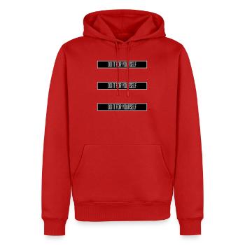 Do It For Yourself Inspirierend Selbstliebe Zitat - Männer Premium Bio Hoodie - Rot - Vorne - Nico (187cm)