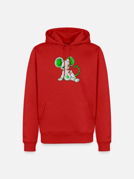Lyra (Bella Donna‘s wicked world) - Männer Premium Bio Hoodie - Rot
