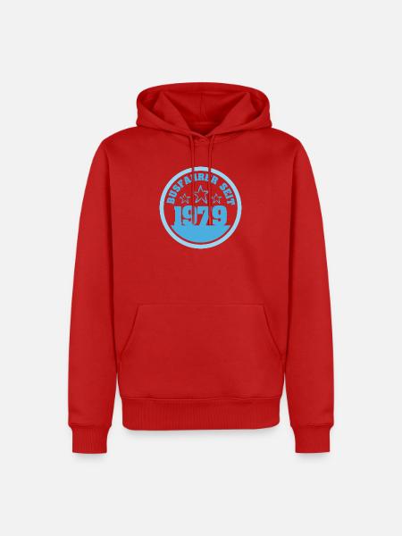 1979 - Männer Premium Bio Hoodie - Rot