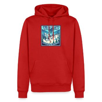 Aspen Colorado Wintersport Ski Snowboard Winterurl - Männer Premium Bio Hoodie - Rot - Vorne - Nico (187cm)