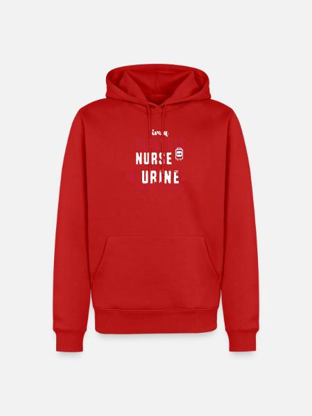 Dialyse Krankenschwester - Männer Premium Bio Hoodie - Rot