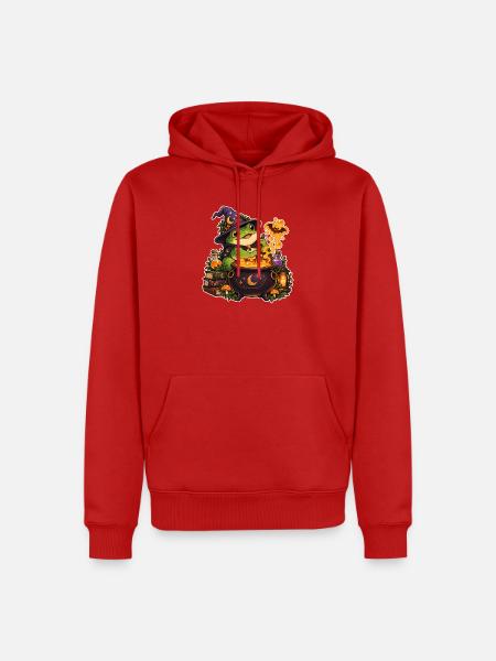 Unheimlicher Froschtrank - Männer Premium Bio Hoodie - Rot