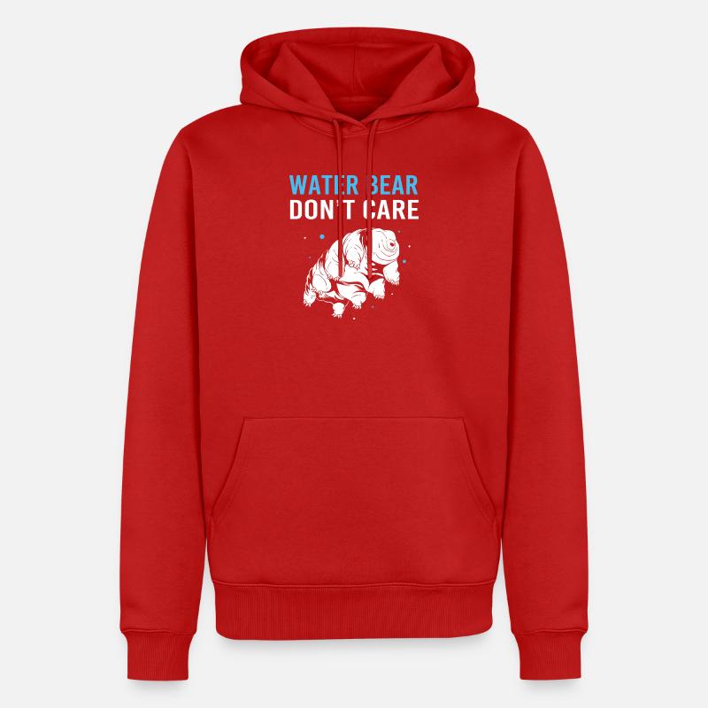 Tardigrade Ours d’eau tardigrade Tardigrade - Sweat à capuche Premium bio Homme - rouge