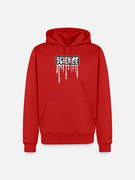 Science Science Statement Nerd Education Saying - Men’s Premium Organic Hoodie - red