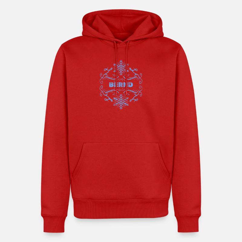 Bernd comme prénom - Sweat à capuche Premium bio Homme - rouge