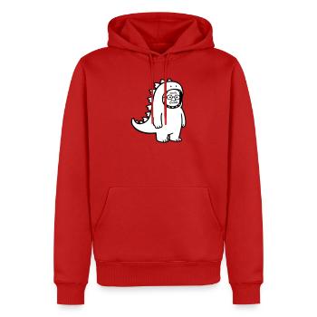 Carnival grouch grandpa - Men’s Premium Organic Hoodie - red - Front - Nico (187cm)