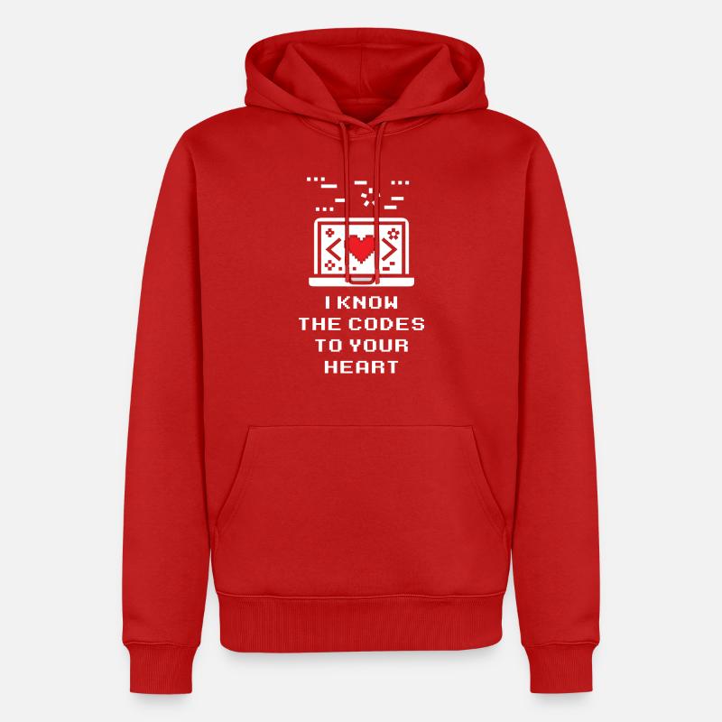 Programmierer Coder Software Entwickler - Männer Premium Bio Hoodie - Rot