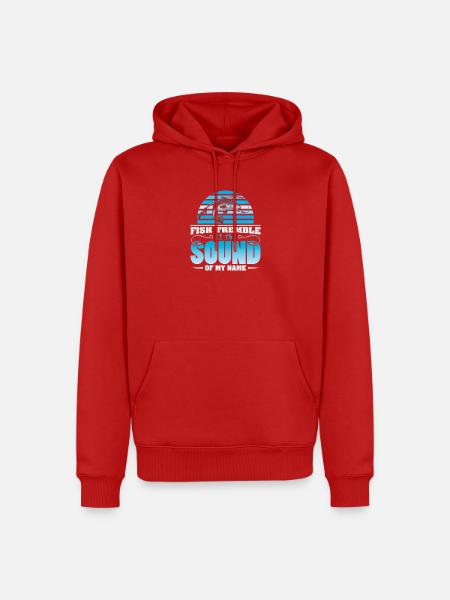 Angler Fischer Angeln Sportfischer - Männer Premium Bio Hoodie - Rot