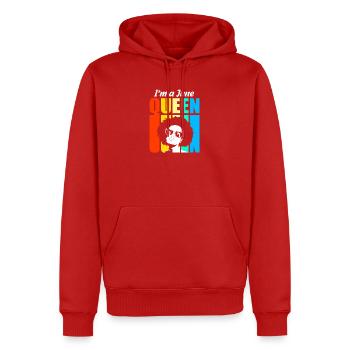 Sternzeichen Krebs - Männer Premium Bio Hoodie - Rot - Vorne - Nico (187cm)