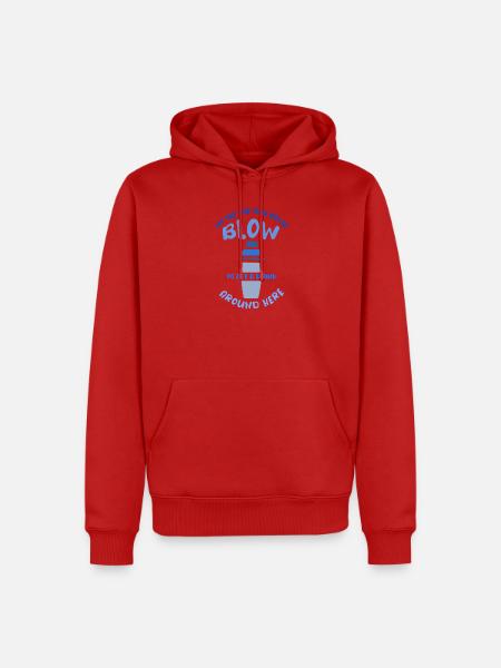 Kellner Barkeeper Ober Bar Bartender barchef - Männer Premium Bio Hoodie - Rot