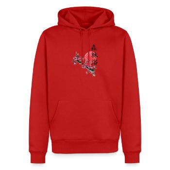 japan Kirschblüte japanisch anime asiatisch - Männer Premium Bio Hoodie - Rot - Vorne - Nico (187cm)