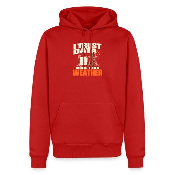 Forstwirtschaft Förster Forstmanagement - Männer Premium Bio Hoodie - Rot - Vorne - Nico (187cm)
