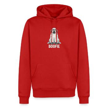 Boofie – Halloween-Neufundlandhund Newfie-Papa - Männer Premium Bio Hoodie - Rot - Vorne - Nico (187cm)