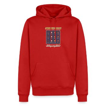 Zodiac-Katzen Alle 12-Sterne-Zeichen - Männer Premium Bio Hoodie - Rot - Vorne - Nico (187cm)