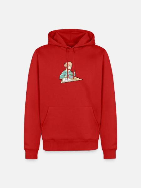 Ramen Anime - Männer Premium Bio Hoodie - Rot