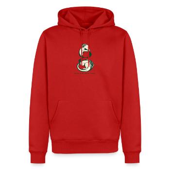 Greyhound Rescue Home ist mein Rennbahn-Shirt - Männer Premium Bio Hoodie - Rot - Vorne - Nico (187cm)