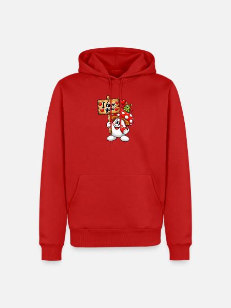 file_000000008ea0820ab2cf87557d66a6ce - Männer Premium Bio Hoodie - Rot