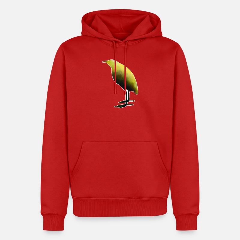 Bittern.1 - Sweat à capuche Premium bio Homme - rouge