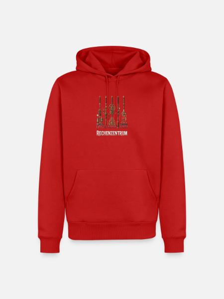 Rechenzentrum Gärtner Garten Gartenarbeit - Männer Premium Bio Hoodie - Rot
