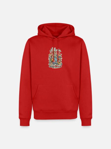 Lehrerin 28 Kinder koans is meins - Männer Premium Bio Hoodie - Rot