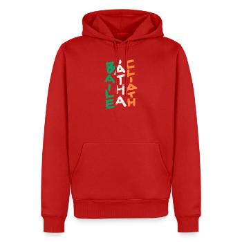 Dublin  - Baile Átha Cliath - Männer Premium Bio Hoodie - Rot - Vorne - Nico (187cm)