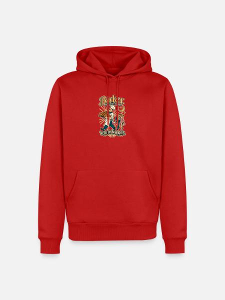 Bäcker Mei Schicht beginnt - Männer Premium Bio Hoodie - Rot