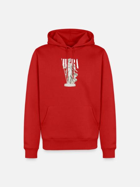 Hera-Göttin - Männer Premium Bio Hoodie - Rot