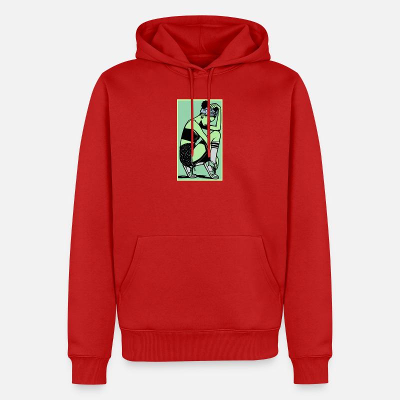 Danseuse #5 - Sweat à capuche Premium bio Homme - rouge