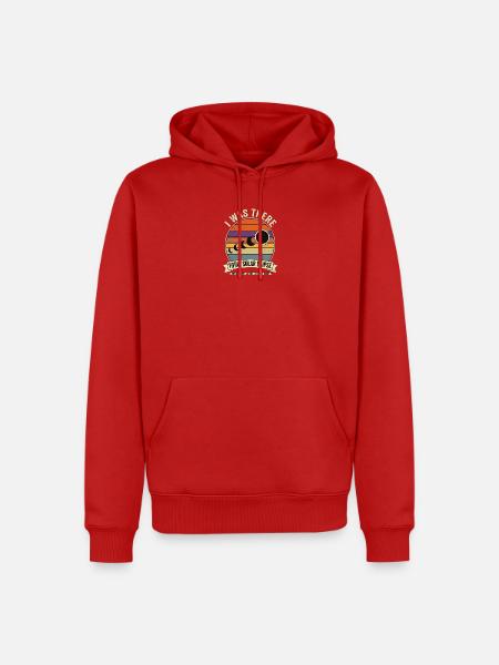 Total Solar Eclipse 2026 Retro - Männer Premium Bio Hoodie - Rot
